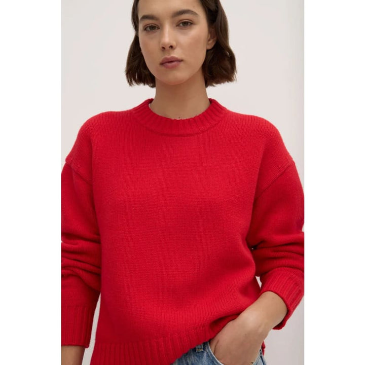 Beau Wool Merino Knit | Goji - Knitwear