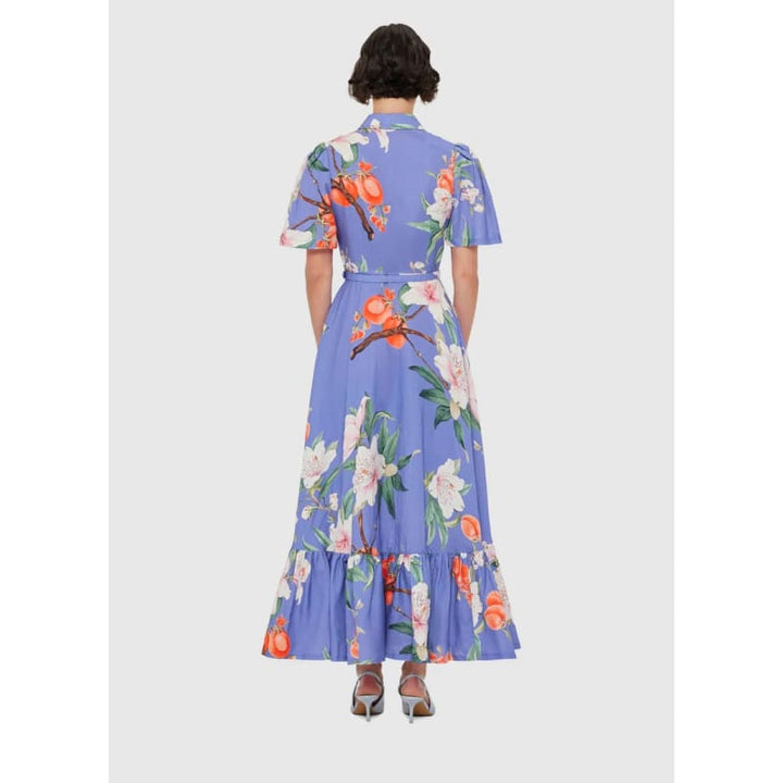 Becca Short Sleeve Midi Dress | Lavish Print Moonlight - Dress