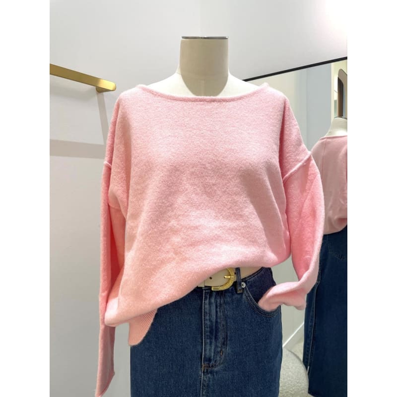 Becky Knit | Pink - Tops