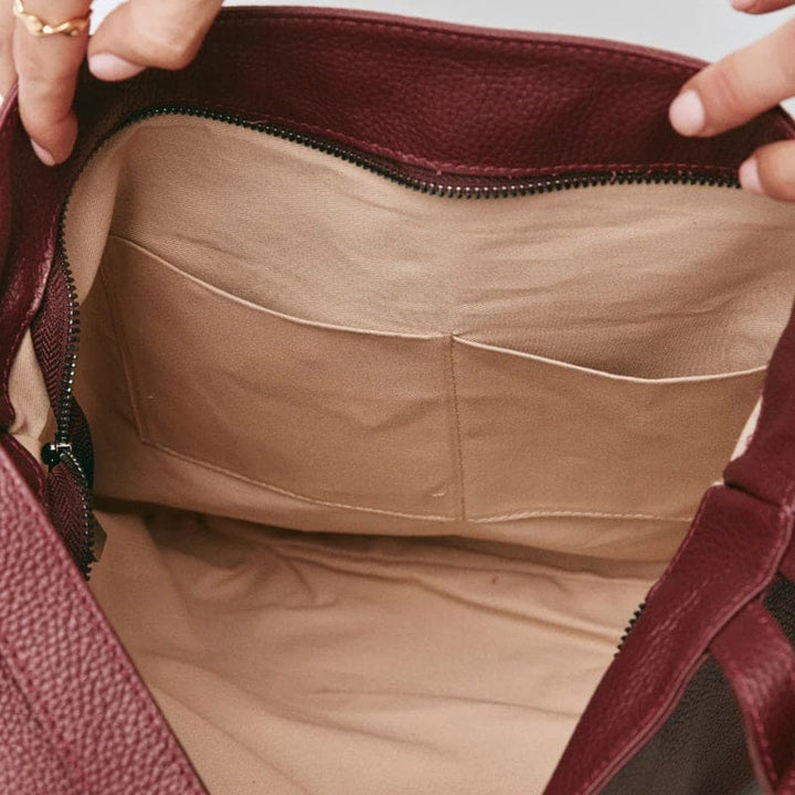 Bella 2 - 1 Convertible Backpack Tote | Bordeaux - Accessories