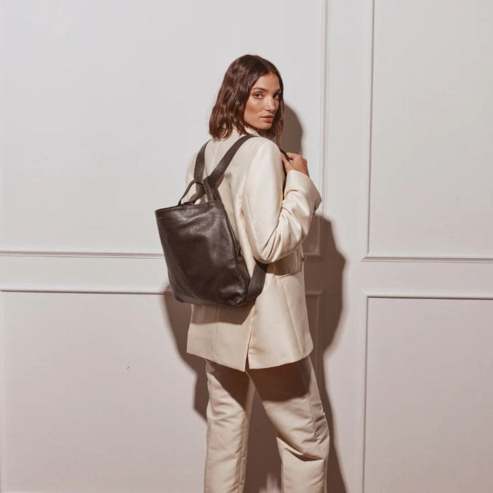 Bella 2 - 1 Convertible Backpack Tote | Dark Chocolate - Accessories