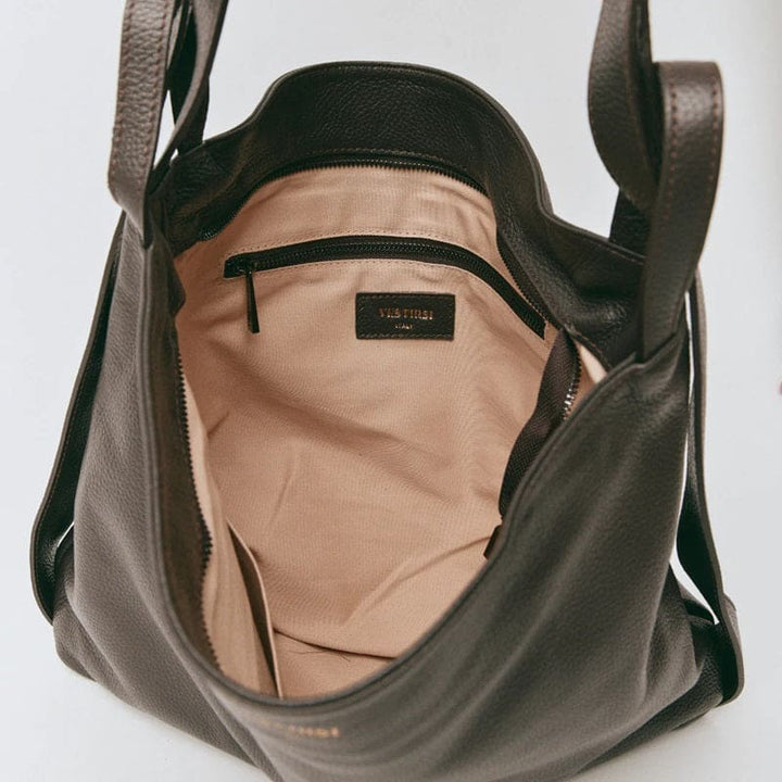 Bella 2 - 1 Convertible Backpack Tote | Dark Chocolate - Accessories