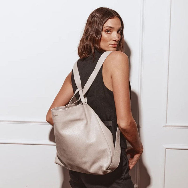 Bella 2-1 Convertible Backpack Tote | Grey Mist - General