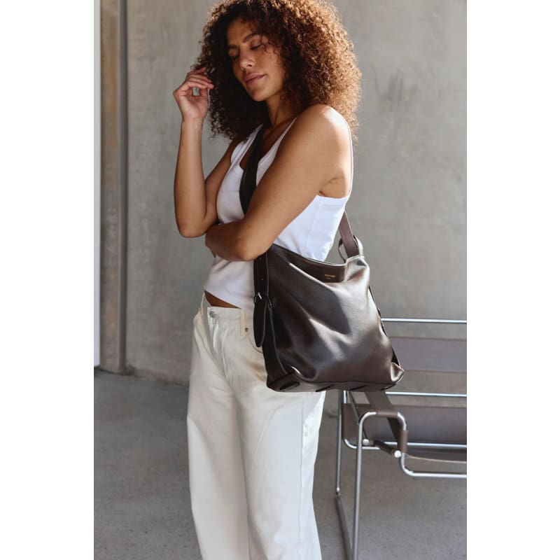Bella 3-1 Convertible Bag | Dark Chocolate - Accessories