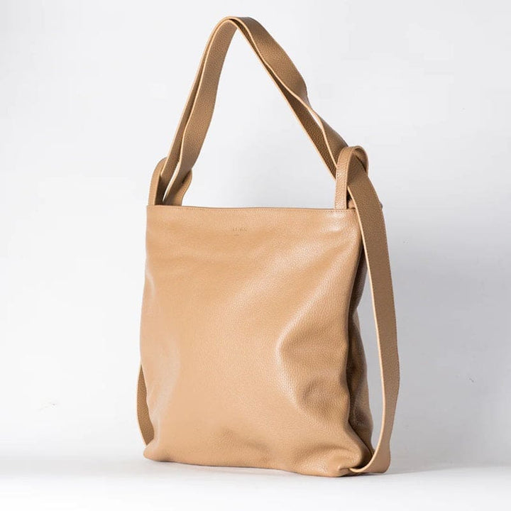 Bella XL 2-1 Convertible Backpack Tote | Light Tan - Accessories