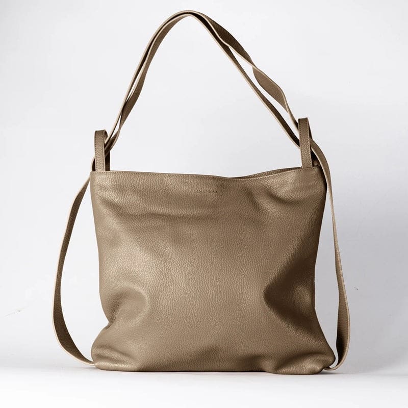 Bella XL 2-1 Convertible Backpack Tote | Taupe - Accessories