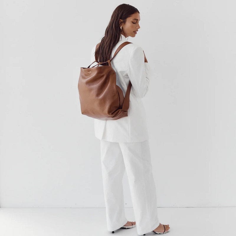 Bella XL Backpack Tote Tan - Accessories