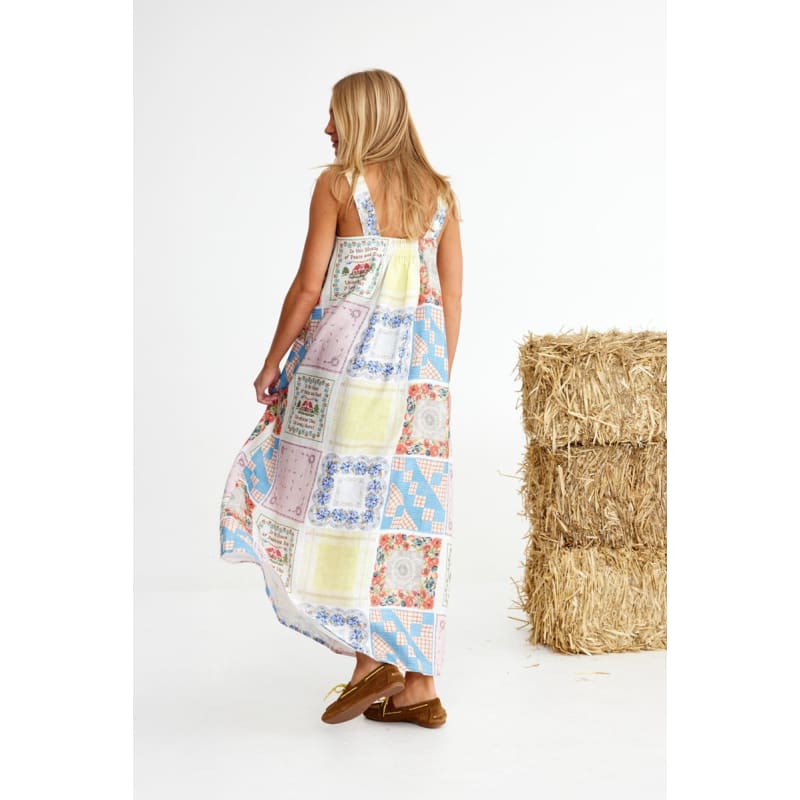 Bending Poles Maxi Dress - Dress