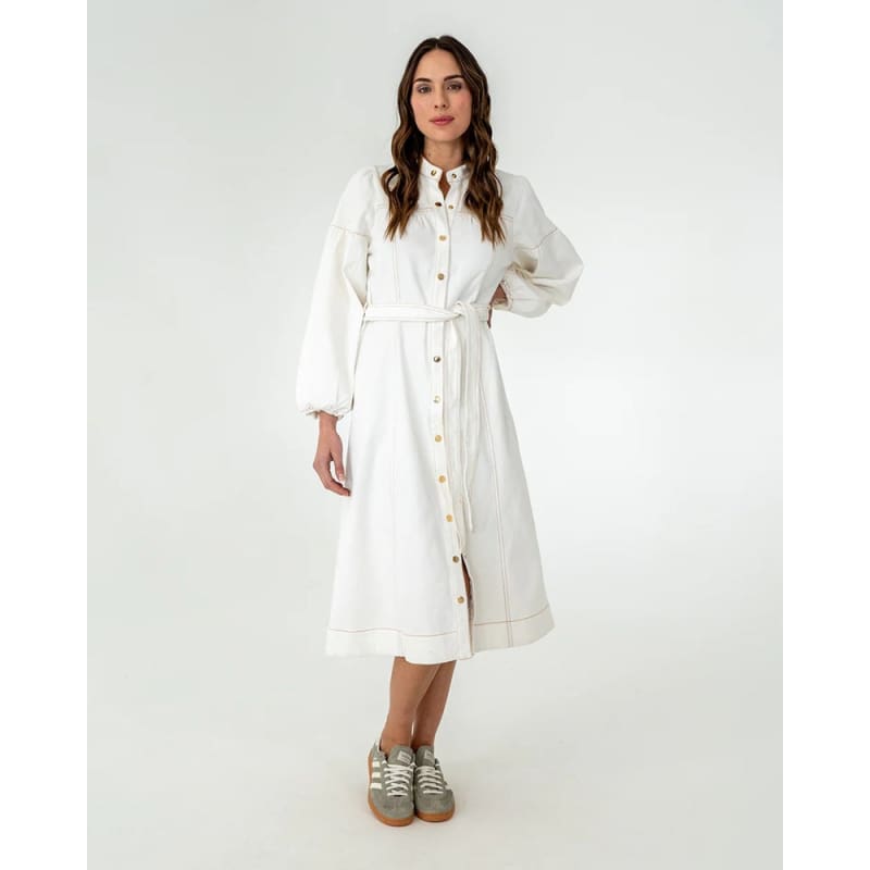 Berkeley Denim Dress | Chalk Denim - Dress