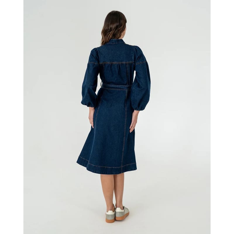 Berkeley Denim Dress | Dark Denim - Dress