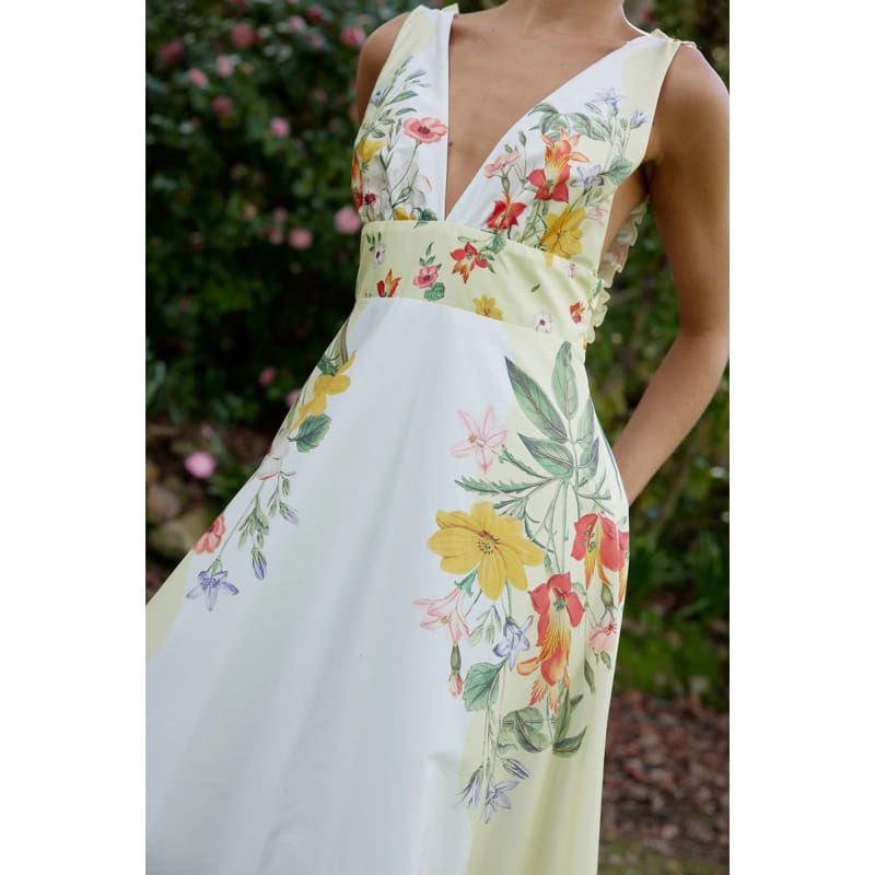 Betty Dress | Buttermilk Fleur - Dress