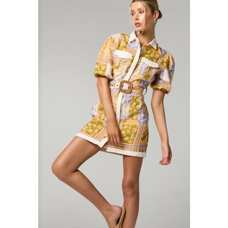 Billie Button Up Short Dress - Dress