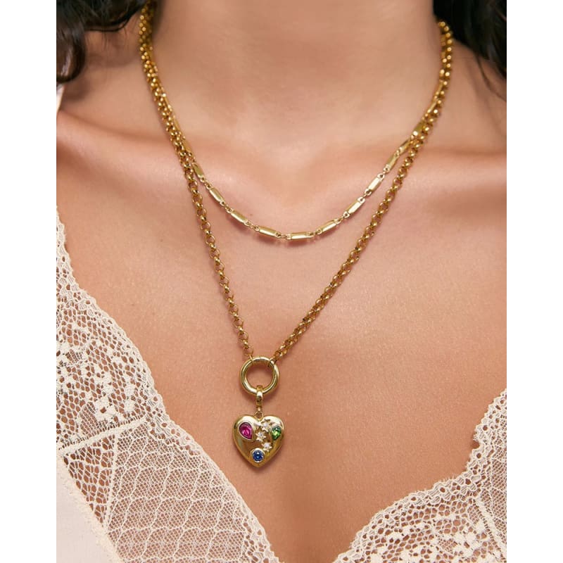 Bisou Heart Charm - Jewellery