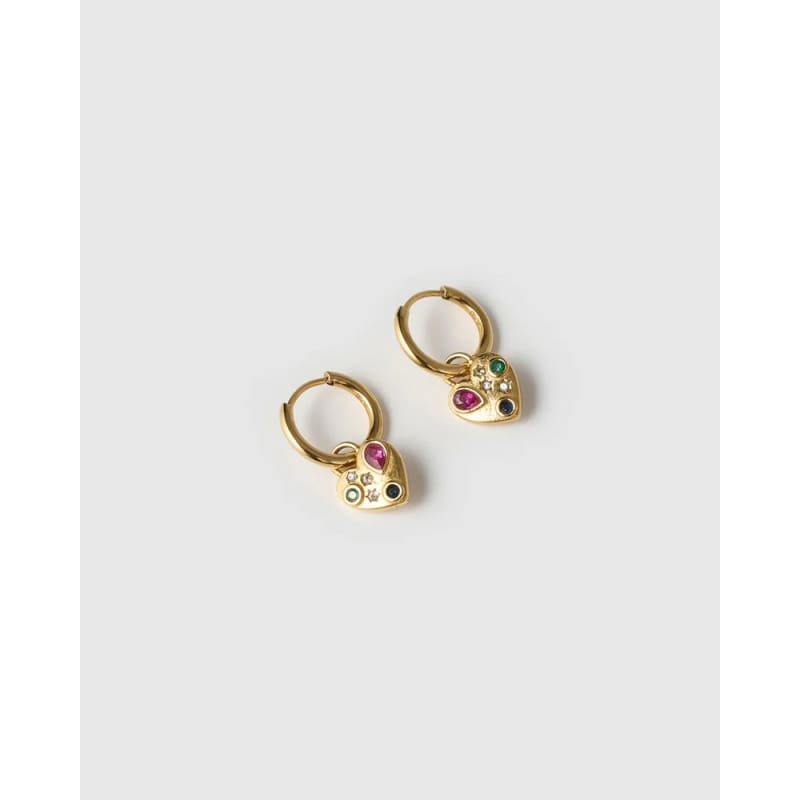 Bisou Heart Earrings - Jewellery