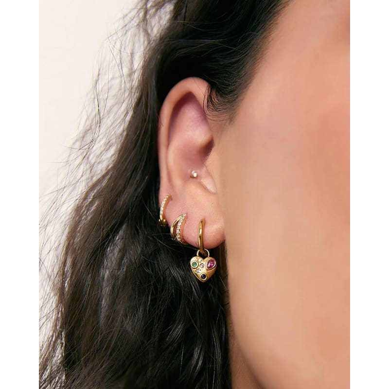 Bisou Heart Earrings - Jewellery