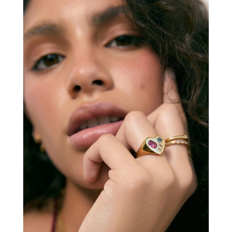 Bisou Heart Ring - Jewellery