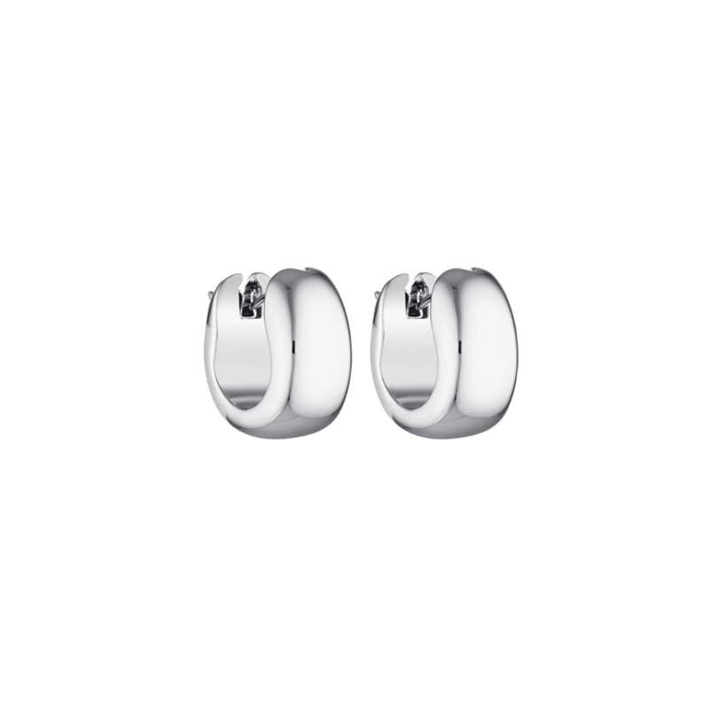 Blob Huggies | Silver - Jewellery