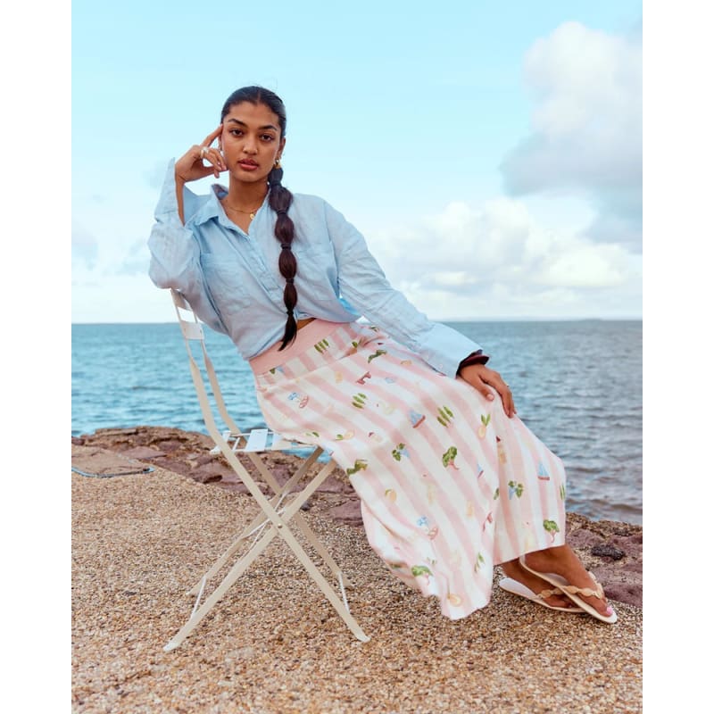 Boat Days Maxi Skirt - Bottoms