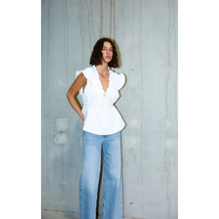 Bobbie Top | Ivory - Tops