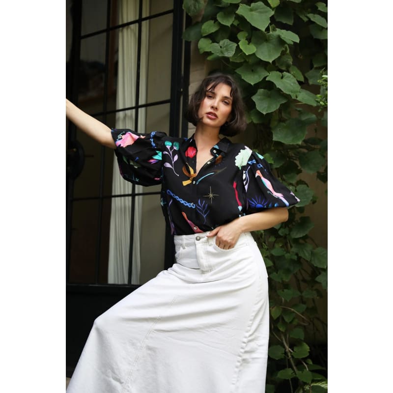 Boheme Blouse | Black - Tops