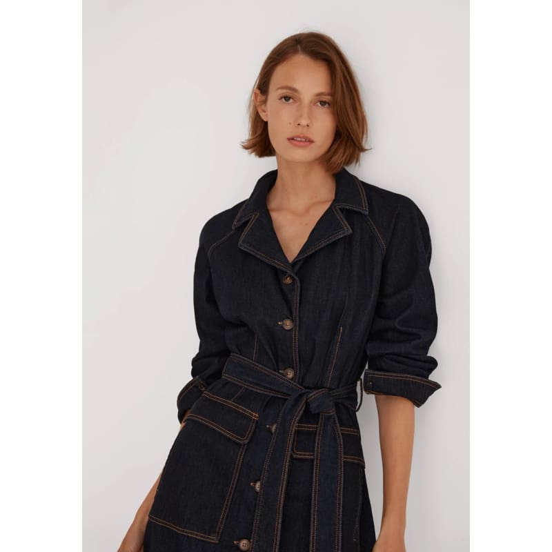 Boston Denim Shirt Dress | Indigo - Dress