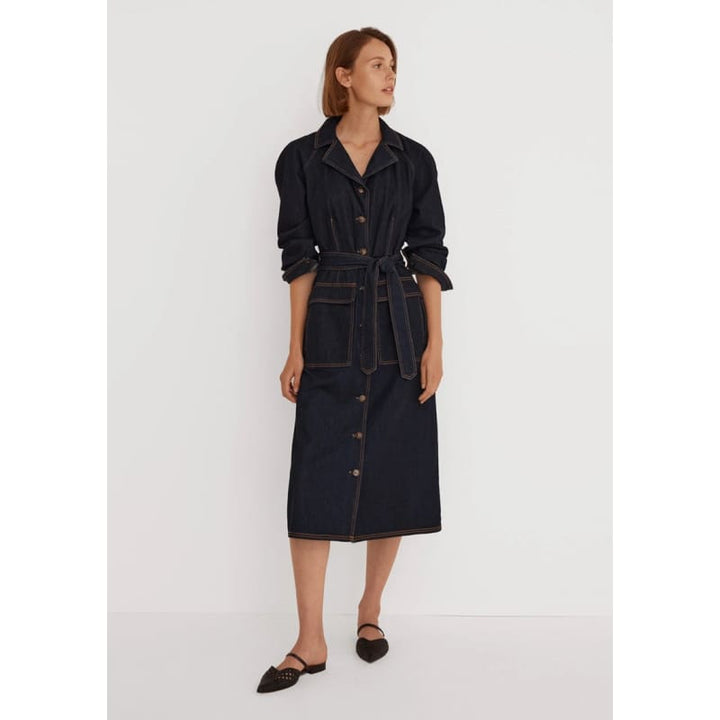 Boston Denim Shirt Dress | Indigo - Dress