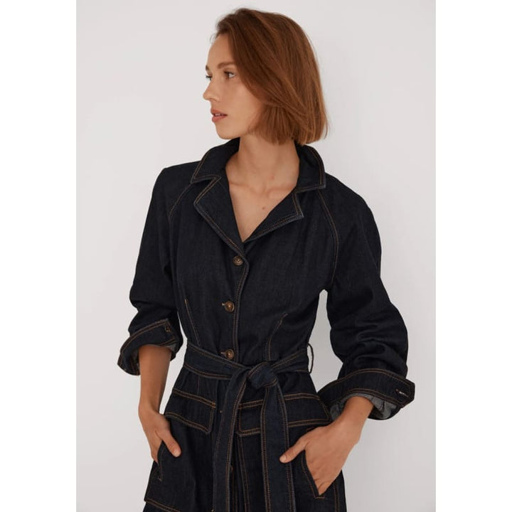 Boston Denim Shirt Dress | Indigo - Dress