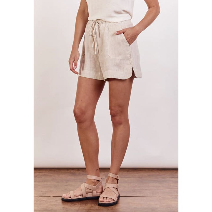 Bronte Linen Shorts | Natural - Bottoms