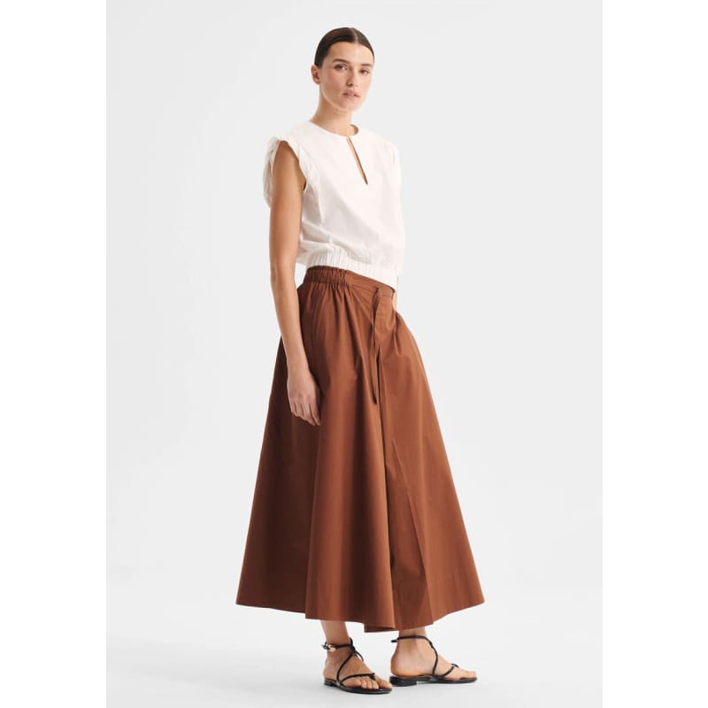 Brooks Skirt | Chocolate - Bottoms