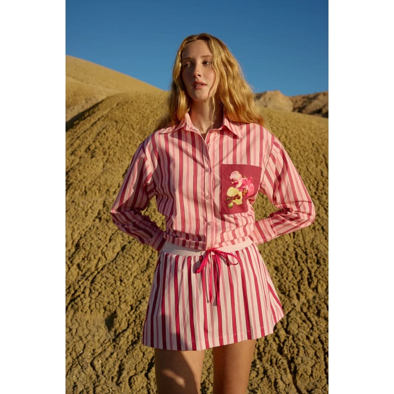 Buddy Shirt | Orchid Stripe - Tops