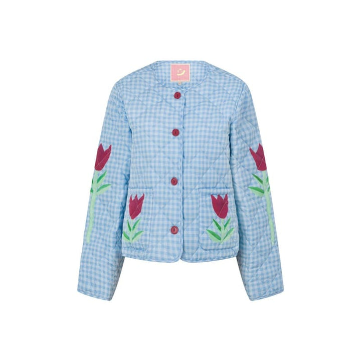 Buy Myself Flowers Quilted Jacket - Jackets
