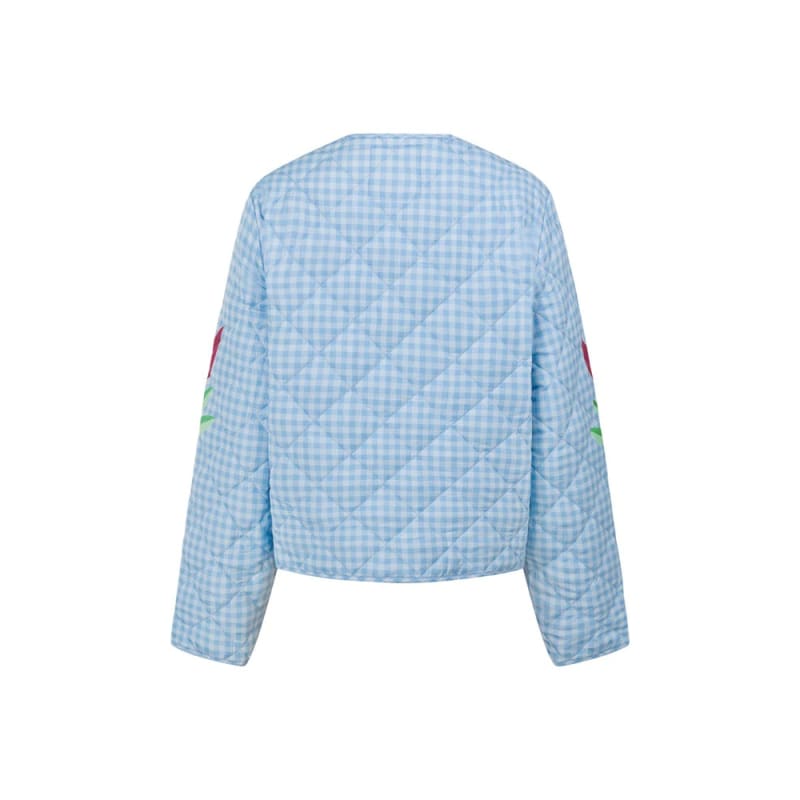 Buy Myself Flowers Quilted Jacket - Jackets