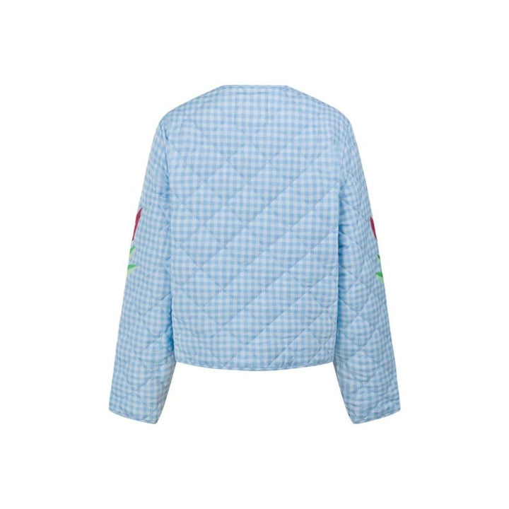 Buy Myself Flowers Quilted Jacket - Jackets