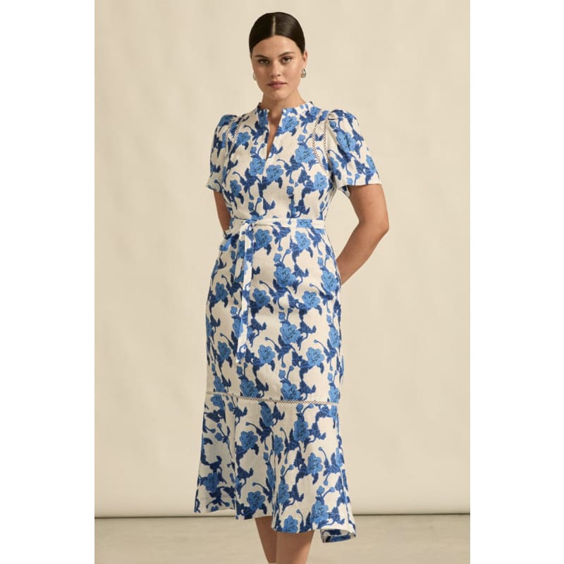 Cable Dress | Azure Bouquet - Dress