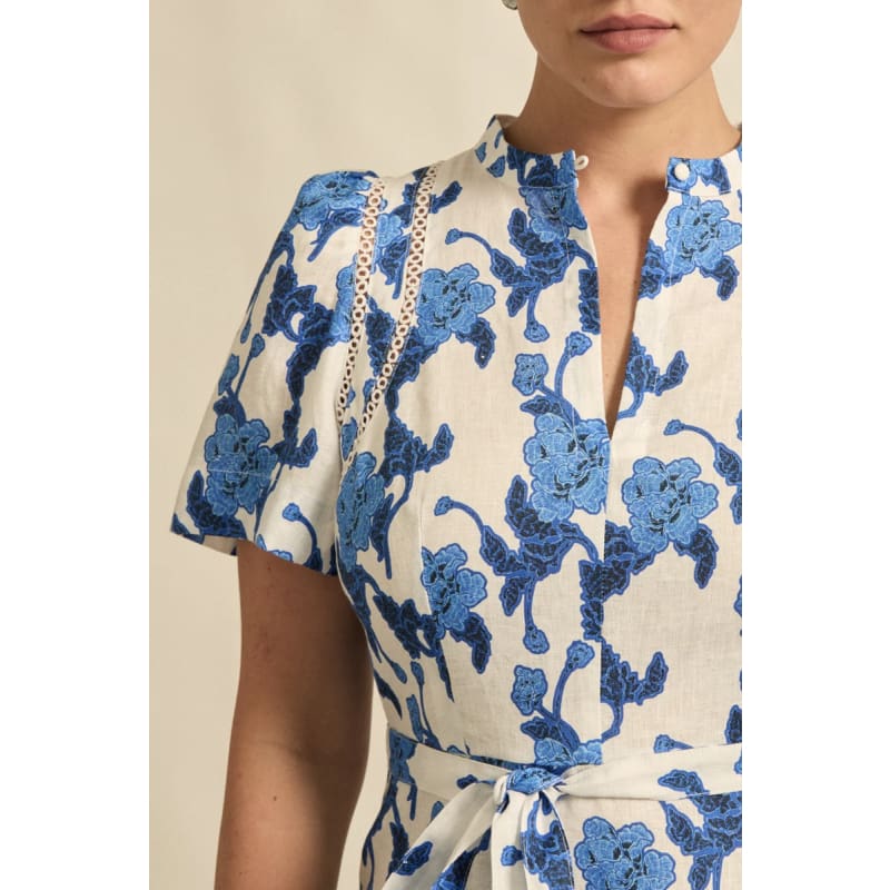 Cable Dress | Azure Bouquet - Dress