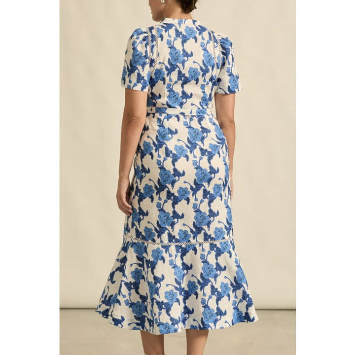 Cable Dress | Azure Bouquet - Dress