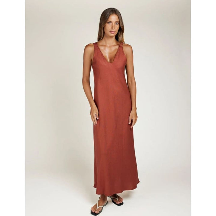 Cable Dress | Cacao - Dress