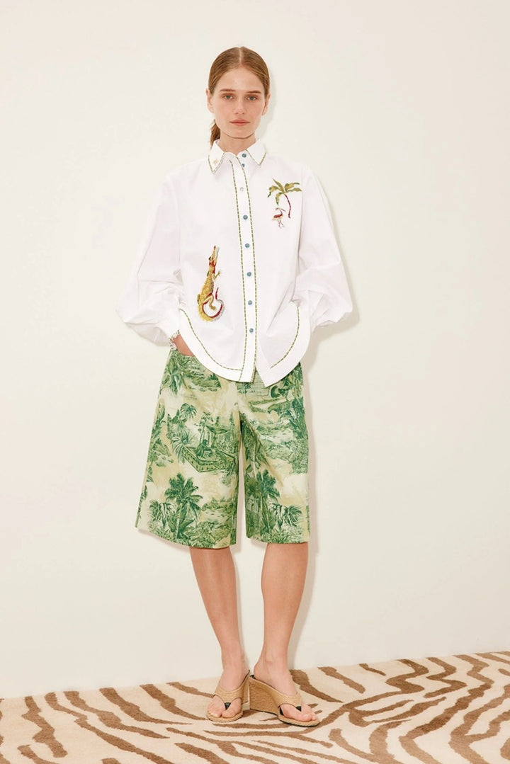 Camelia Embellished Shirt