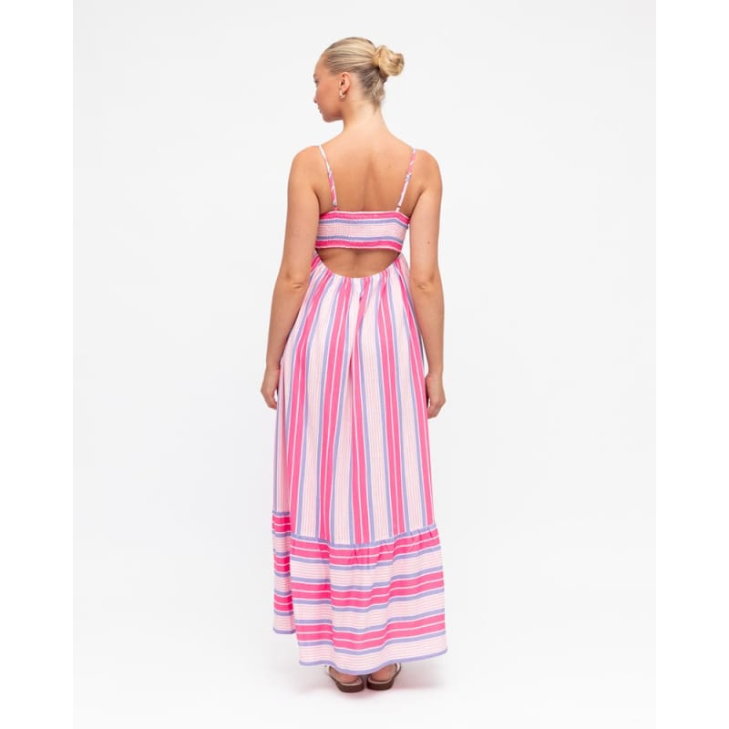 Candy Stripe Maxi Dress - Dress