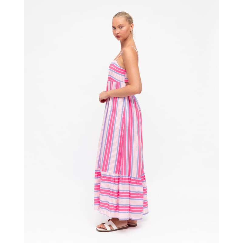 Candy Stripe Maxi Dress - Dress