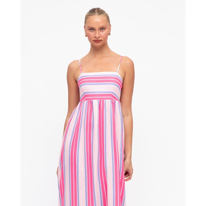 Candy Stripe Maxi Dress - Dress