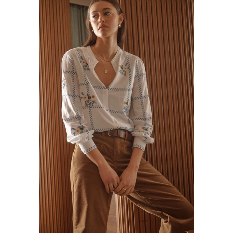 Carol Shirt | Coconut White - Tops