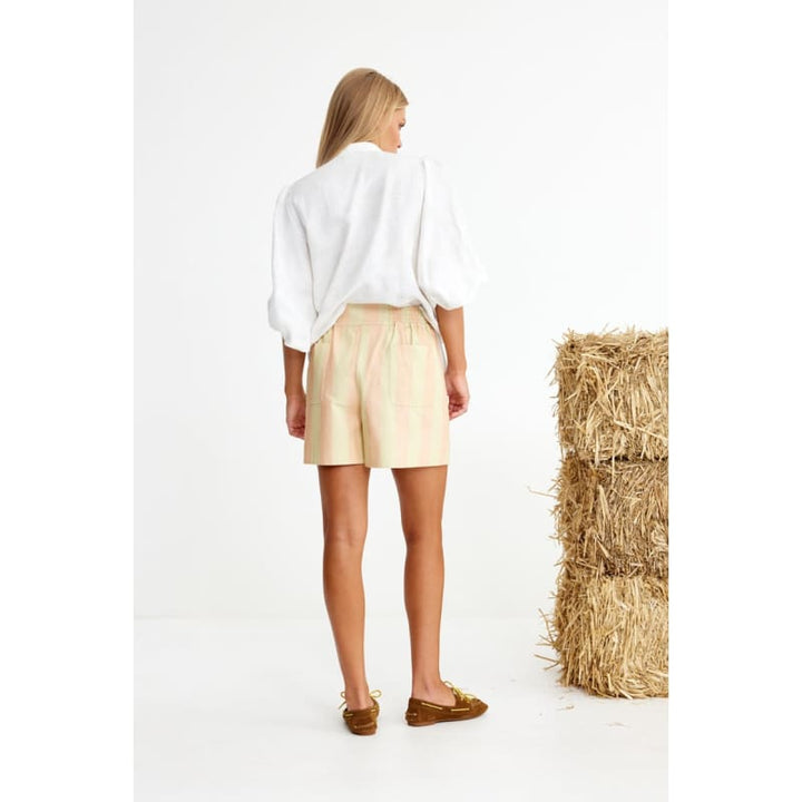 Carrots & Apples Short | Rockmelon Stripe - Bottoms