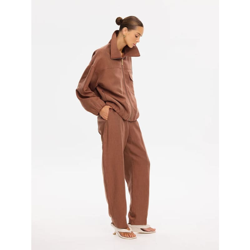 Cass Jacket | Chocolate - Jackets