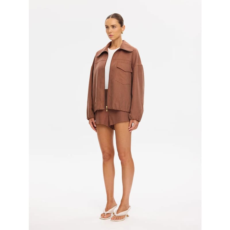 Cass Jacket | Chocolate - Jackets