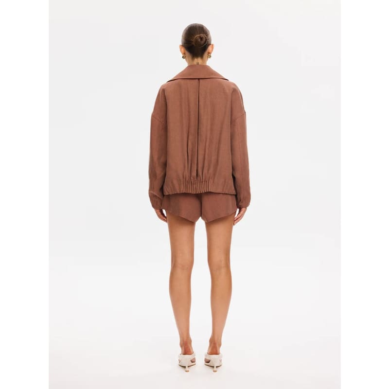 Cass Jacket | Chocolate - Jackets