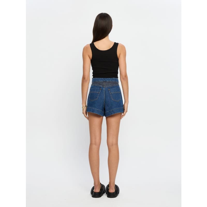 Celene Denim Short | Indigo Blue - Bottoms