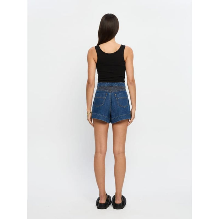Celene Denim Short | Indigo Blue - Bottoms