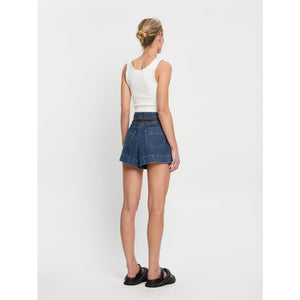 Celene Denim Short | Indigo - Bottoms