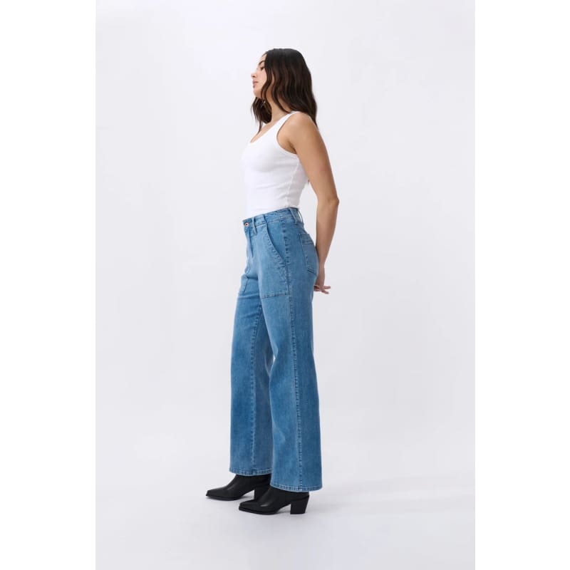 Celeste Pant Long | 70’s Blue - Bottoms